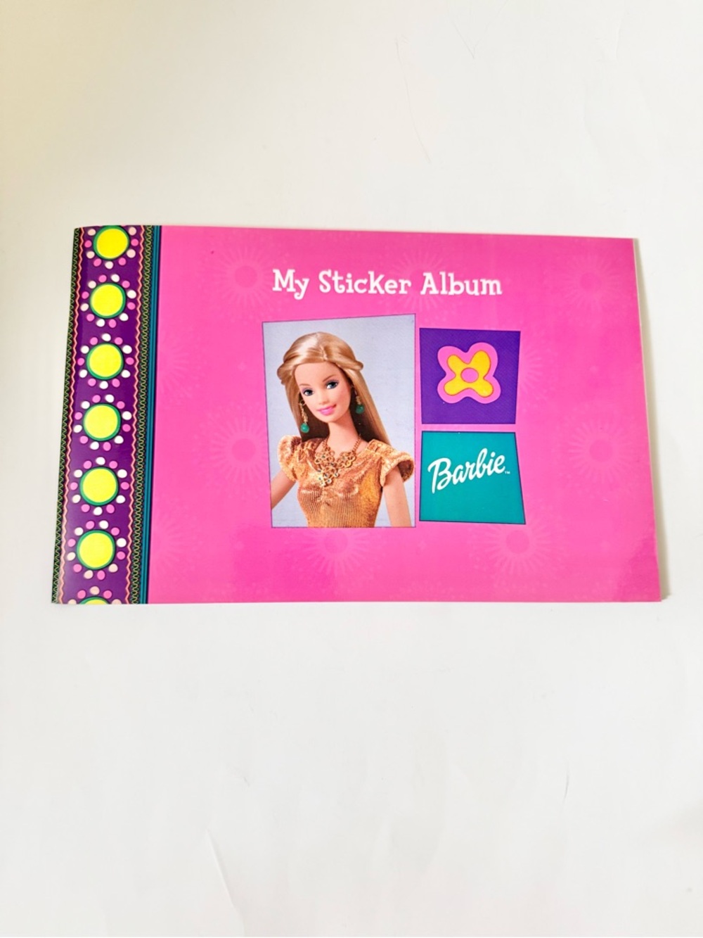Barbie Pink Sticker Album with Doll Cover